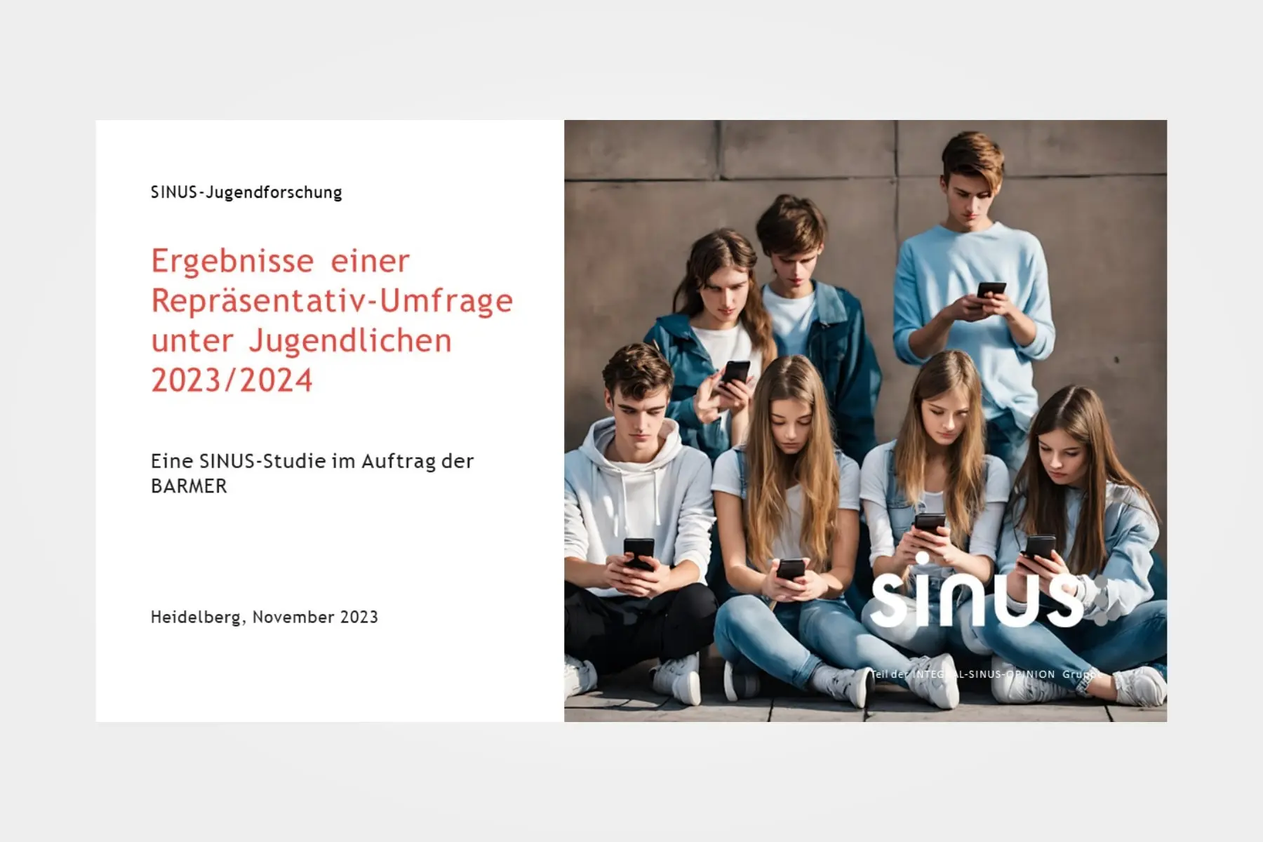 Repräsentativumfrage unter Jugendlichen für BARMER 2023 / 2024